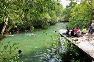 1 Day Khao Sok Jungle Safari and 2 Days Cheow Lan Lake Explorer from Krabi - Cheow Lan Dam and the longtail-boat shift into raft-house life