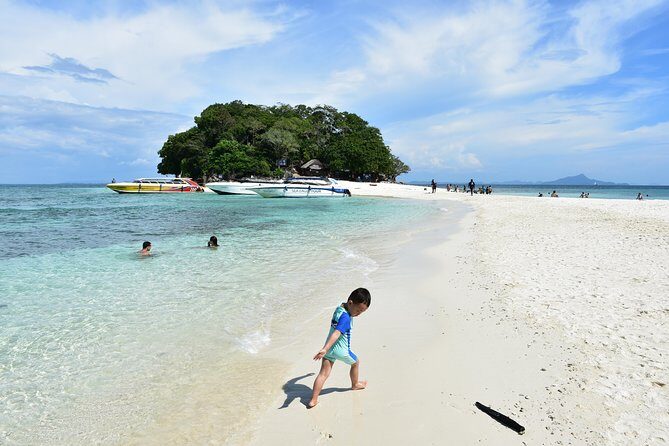 4 Island Speed Boat Adventure from Krabi - Chicken Island: snorkeling that’s easy to enjoy, even when the boat is noisy