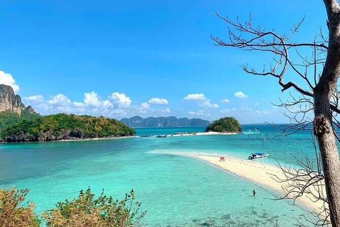 4 Island Speed Boat Adventure from Krabi - Thale Waek sandbar: the low-tide walk that makes the day feel special