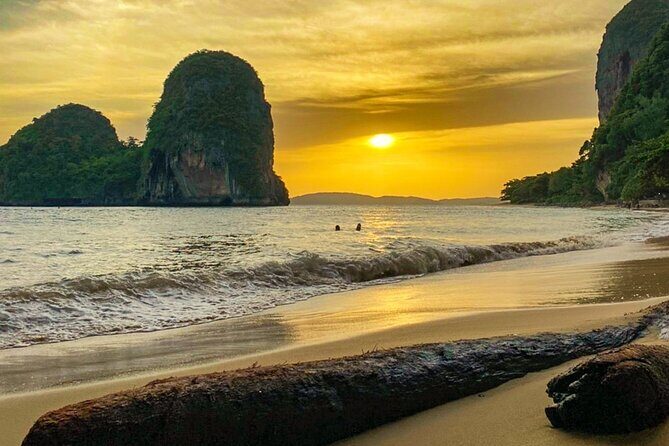7 Island sunset tour by Speedboat | Catamaran plus BBQ & Plankton - Phra Nang Cave: shrine vibes and a fine-sand pause
