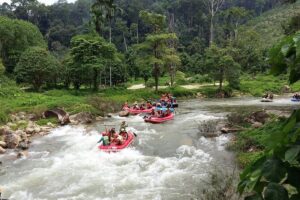 7km White Water Rafting Adventure Tour From Krabi - Wat Suwan Kuha (Monkey Cave Temple): Cave, Statues, and a 15m Reclining Buddha