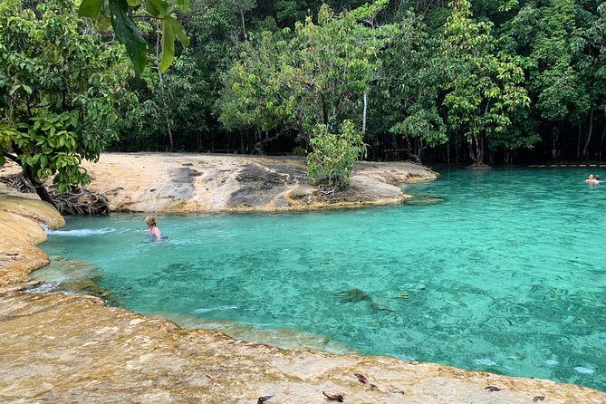 All day Krabi Jungle Tour (Hot Spring Water, Emerald Pool, Tiger Cave Temple) - Sa Morakot Emerald Pool: rainforest walk, then swim time