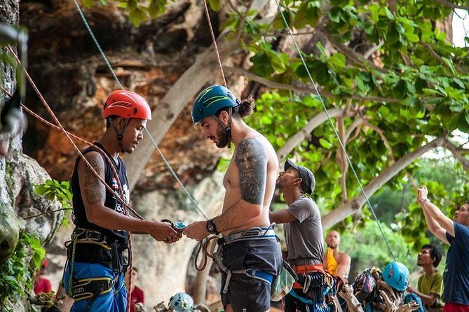 Beginner's Full Day Rock Climbing and Caving Tours at Railay Beach in Krabi - Group size and pacing: the sweet spot for learning