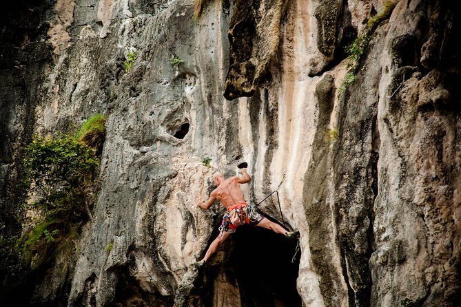 Beginner's Full Day Rock Climbing and Caving Tours at Railay Beach in Krabi - The hidden value: national park trekking before the big vertical work