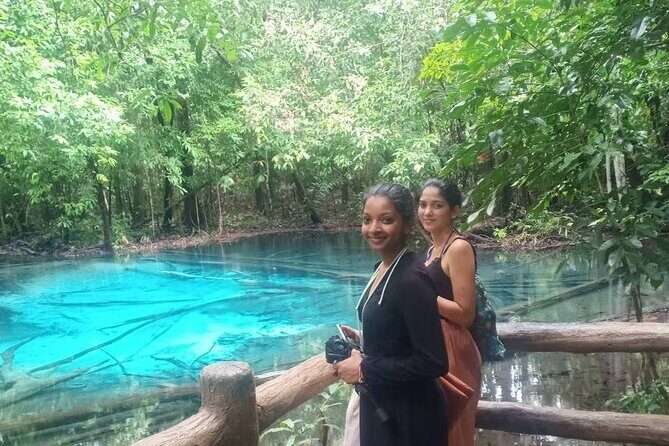 Discover Krabi - Emerald Pool, Hot Springs & Tiger Cave Temple - Namtok Ron Hot Spring Waterfall: Warm Water + Cool Contrast