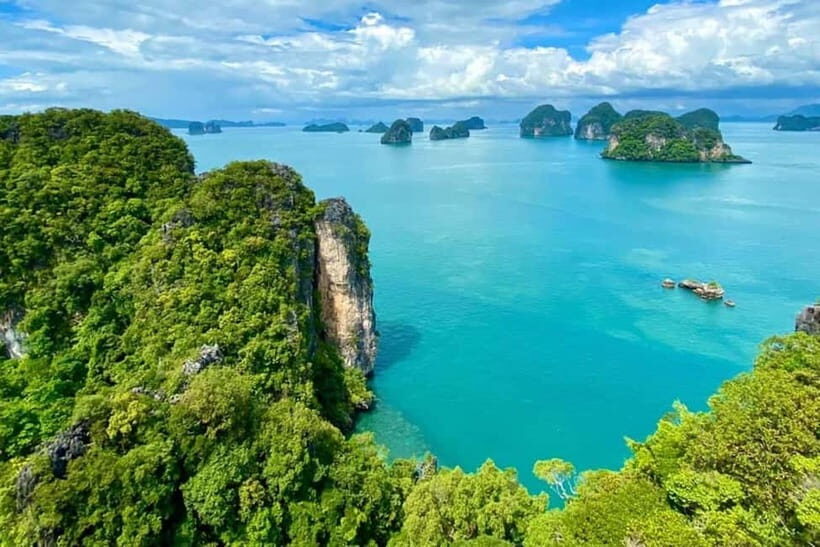 From Ao Nang Hong Island Longtail Cruise with Sunset Dinner - The 360° viewpoint: a short climb that changes how you see everything