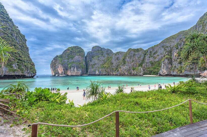 From Krabi: Maya Bay, Bamboo & Phi Phi Islands Day Tour - Phi Phi Don lunch: Thai buffet plus limited time