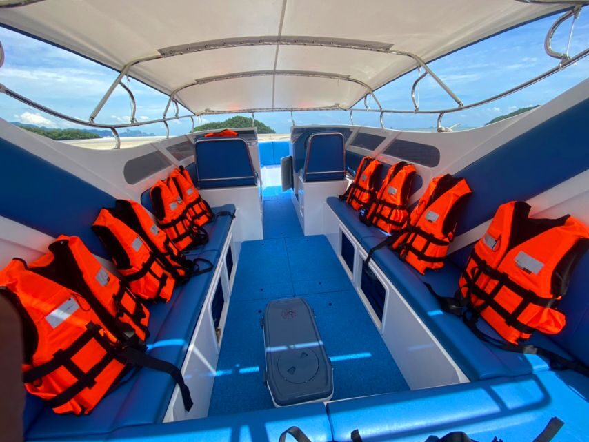 From Krabi: Phi Phi Island Full-Day Private Speed Boat Tour - Stop 1: Bamboo Island sands, shallow water, and easy snorkeling