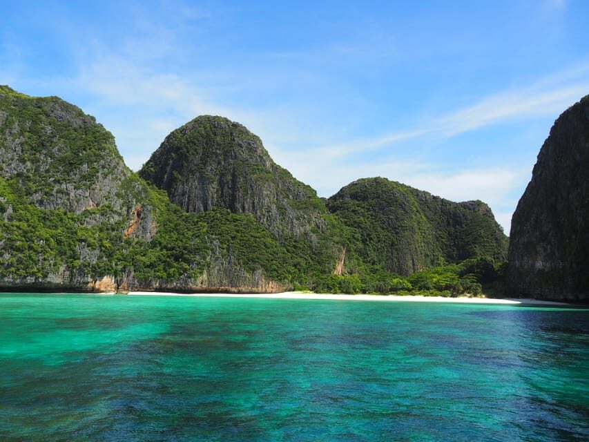 From Krabi: Phi Phi Islands Speedboat Day Tour - Ko Phi Phi Le snorkeling and the cliffs: what you’ll see from the boat