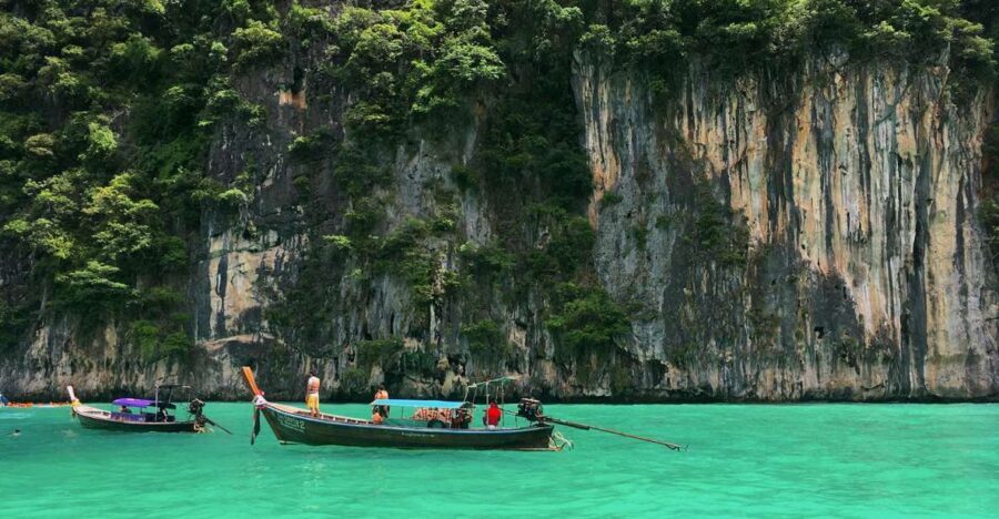 From Phi Phi: Full Day Snorkeling Trip by Longtail Boat - Monkey Beach First: Wildlife Photos and a Quick Snorkel Setup
