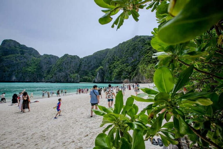 From Phi Phi: Half-Day Longtail Boat Tour to Maya Bay - Getting to Koh Phi Phi: Marlin Statue and the right start point
