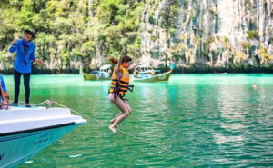 From Phi Phi: Sunset & Plankton Swim Tour By Speedboat - Monkey Beach Stop: Quick Walk, Real Island Energy
