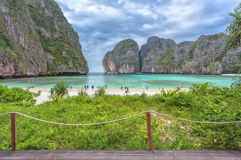 From Phi Phi: Sunset & Plankton Swim Tour By Speedboat - Maya Bay Sunset: The Iconic View (With Time to Actually Enjoy It)