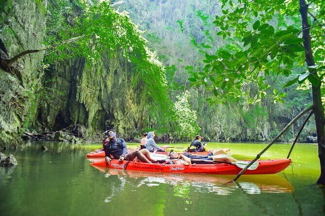 Full-Day Bor Thor Sea Cave Kayaking Adventure from Krabi - Hidden lagoons and calmer water moments
