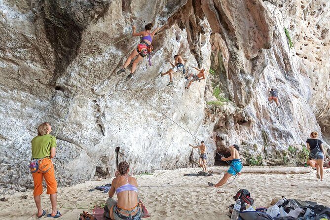 Full-Day Rock Climbing Course at Railay Beach by King Climbers from Krabi - Stops You’ll Hit: Phra Nang Cave Beaches and Tonsai Basecamp