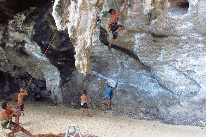 Full-Day Rock Climbing Course at Railay Beach by King Climbers from Krabi - Full-Day Flow: From Ao Nam Mao to Beach Climbing