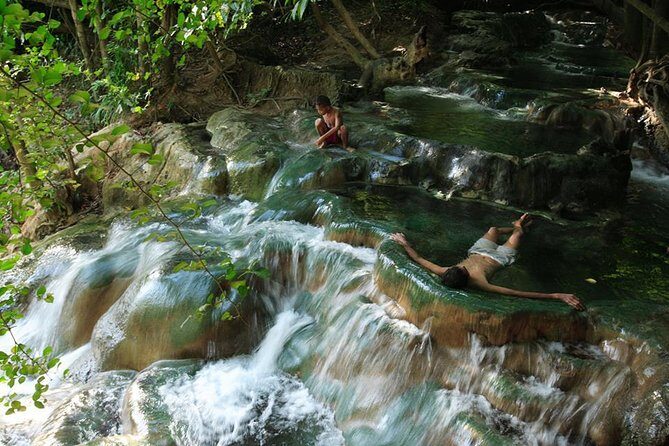 Half Day Jungle Tour to Emerald pool and Krabi Hot Spring - Stop 2: Namtok Ron hot spring waterfall in Khlong Thom