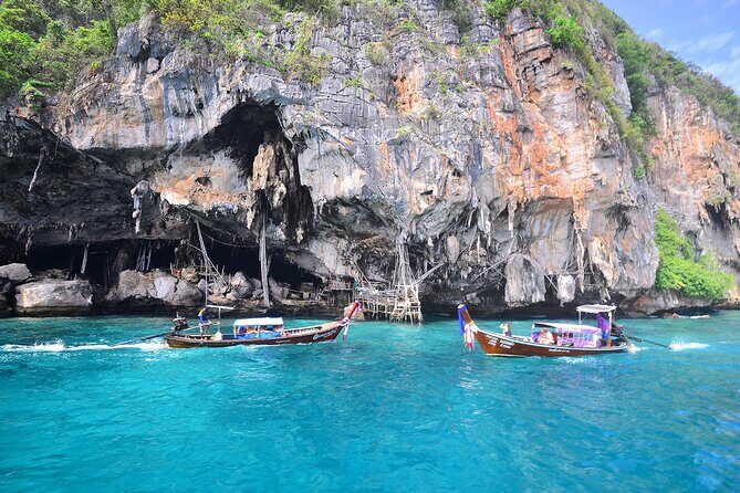 Half Day Tour Around Phi Phi Islands By Private Longtail Boat From Phi Phi - Maya Bay: the famous beach moment, minus the fantasy