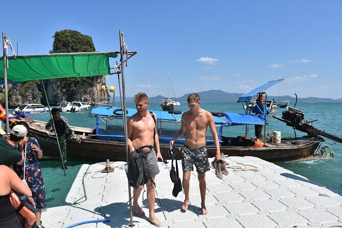 Hong Island Sunset Tour with Buffet Dinner & Night Snorkeling - Hong Island: lagoon time, limestone cliffs, and watch-the-tide moments