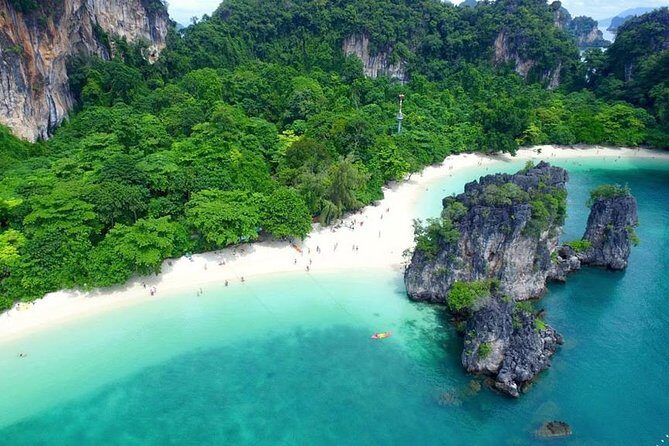 Hong Islands Day Tour and 360 Viewpoint by Longtail Boat From Krabi - Hong Island: the white sand and lagoon-style snorkeling vibe