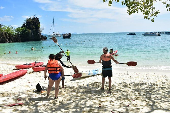 Hong Islands Longtail Boat Tour with Kayak Paddling - Hong Island walking time: wildlife spotting and beach calm