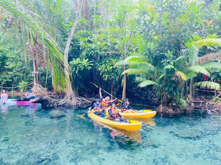 Kayaking and swiming klongrood - The spring-water lagoon for swimming and chilling
