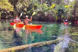 Kayaking Klongroot-Klongnamsai - From pickup to Klong Nam Sai pier: how the 3 hours really play out