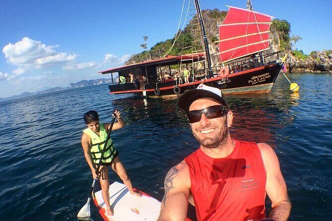 Krabi 4 Island Morning Cruise with Snorkeling & Gourmet Breakfast - Your boat experience: teak deck comfort, shade, and real facilities