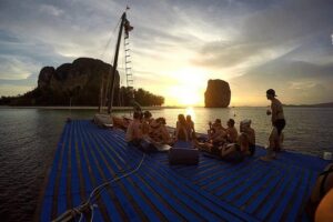 Krabi 4 Island Sunset Snorkeling Cruise + Bioluminescent Swim - Four island stops built for snorkeling, paddling, and relaxed swimming