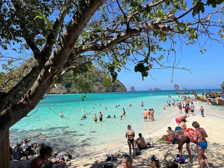 Krabi: 4 Island Whirlwind Tour with Caves, Sandbars & Reefs - The Tup–Chicken sandbar walk: the photo part you actually do