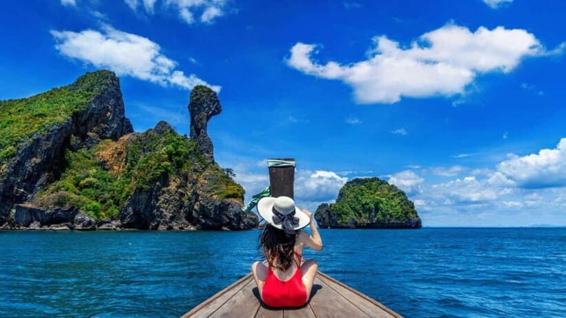 Krabi: 4 Islands and Caves Boat Tour with Lunch - Key highlights you’ll feel right away