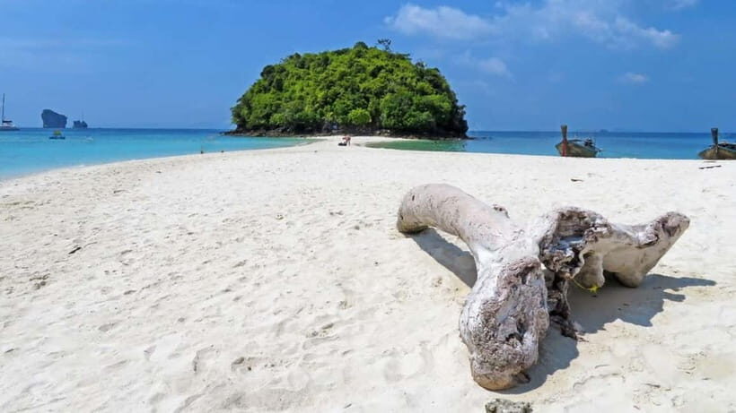 Krabi: 4 Islands and Caves Boat Tour with Lunch - Railay stop: Phra Nang Cave Shrine and Tham Phra Nang Beach