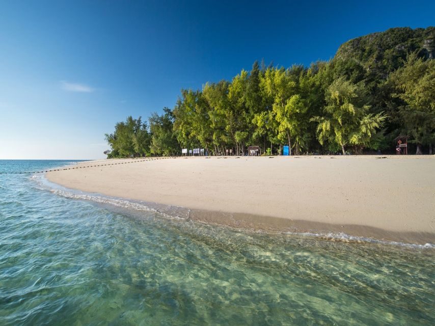 Krabi: 4 Islands Hopping & Snorkeling Tour - Chicken Island: swimming, sunbathing, and that rock formation
