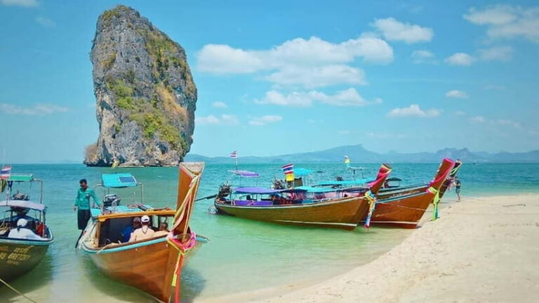 Krabi: 4 Islands Hopping & Snorkeling Tour - Phra Nang Cave and Beach: the start with myth and swim time