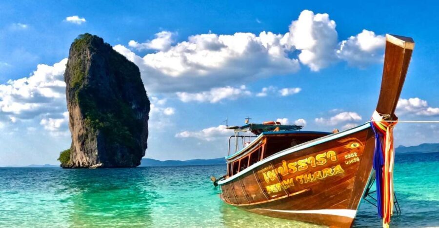 Krabi: 4 Islands Snorkeling Tour by Longtail Boat - Chicken Rock and Chicken Island: Koh Kai views, then snorkel behind the rocks