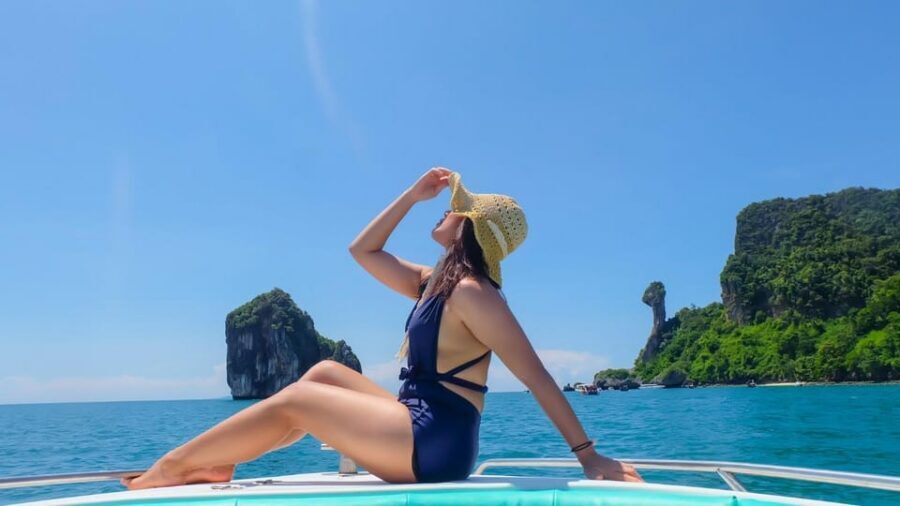 Krabi: 4 Islands & Thale Waek's Sandbar Tour By Speedboat - Chicken Island snorkeling: what you get and how to make it count