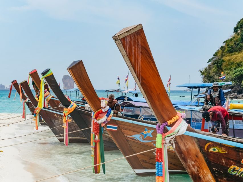 Krabi: 4 Islands Tour by Longtail Boat & Thai Buffet Lunch - Poda Island: snorkel time, beach time, and Thai buffet lunch on the sand