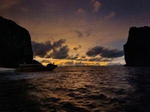Krabi: 7 Island Sunset With BBQ & Plankton Speed Boat Tour - Railay’s Phra Nang Cave and Phra Nang Beach (Limestone + Sacred Space)