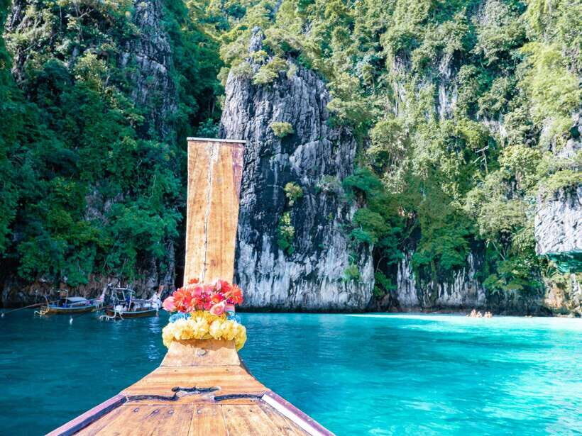 Krabi: 7 Islands Sunset Tour with Plankton Swim and BBQ - The Tup Island sandbank walk is the standout shore moment