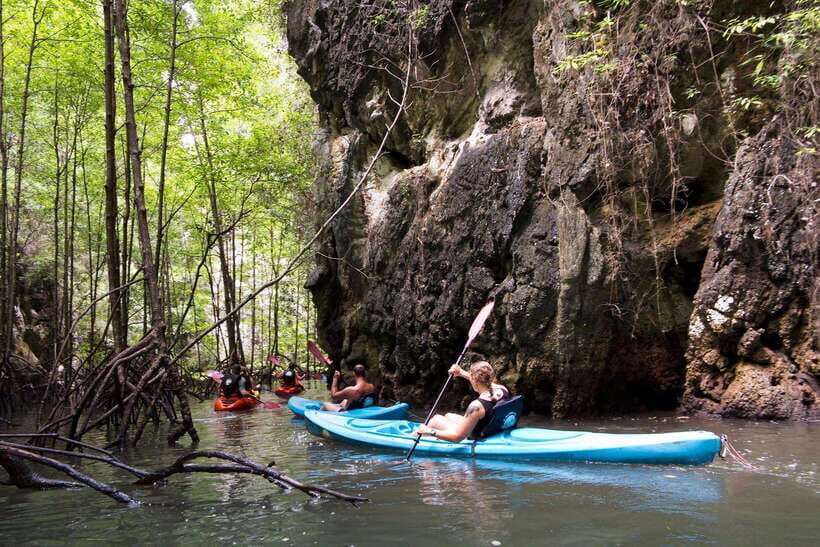 Krabi: A Kayaking Odyssey through Din Daeng Mangrove Maze - Din Daeng Canyon: the branching-channel part people remember