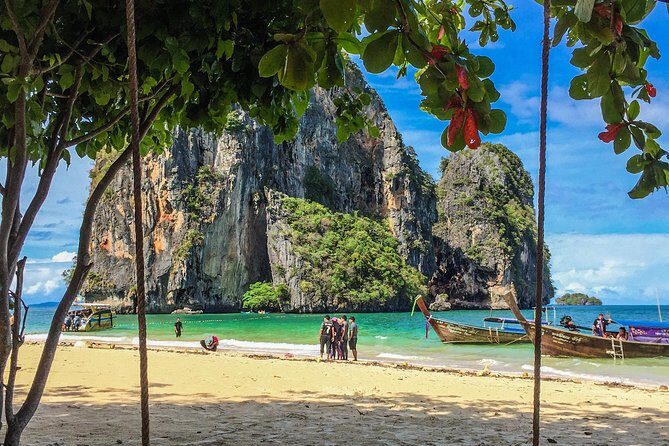 Krabi Ao, nang Bioluminescent plankton by longtail boat - Railay beach time: photos, swimming, and a real sunset window