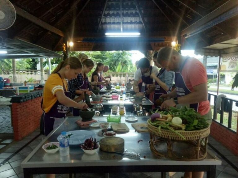 Krabi: Cooking Class at Thai Charm Cooking School with Meal - Choosing your 5 savory dishes and 2 desserts without getting overwhelmed