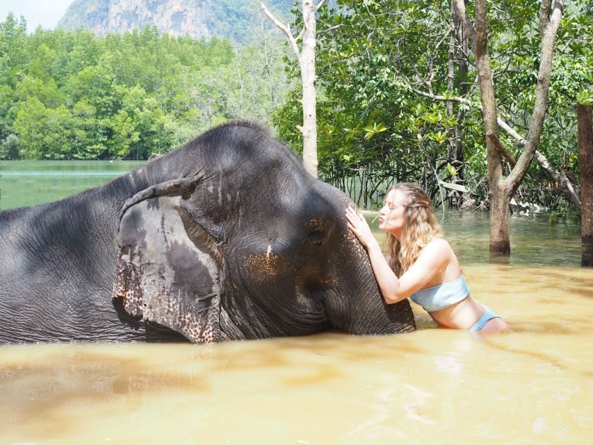 Krabi: Elephant Bathing Session at Krabi Elephant Shelter - Showers, Towels, and the Wash-Down Setup After the Fun