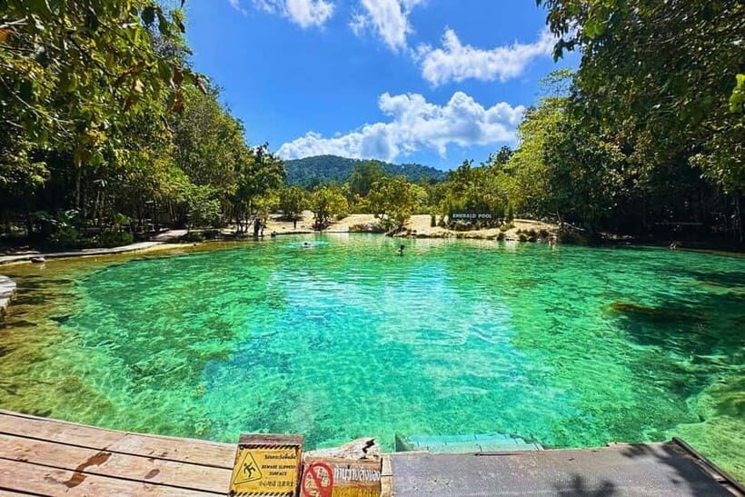 Krabi: Emerald Pool, Hot Springs, and Kayaking Tour - Hot Spring Waterfall: warm mineral pools that feel like a natural spa