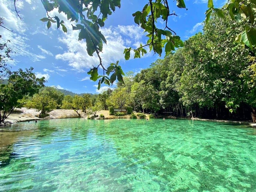 Krabi: Explore Tham Khlang Cave and Blue Lagoon Adventure - Blue Lagoon (Klong Sa Kaeo): swim and kayak in clear water