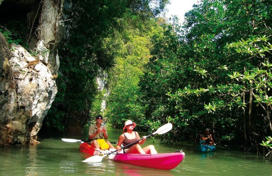 Krabi: Guided Kayaking Tour at Ao Thalane - Your 5-hour Krabi kayak day starts with quick training