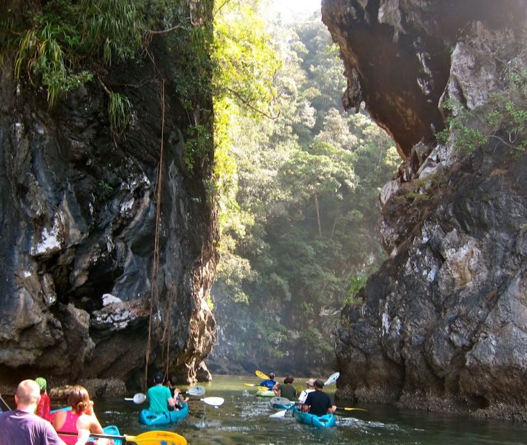 Krabi: Guided Kayaking Tour at Ao Thalane - Kayak route highlights: mangroves, canyons, caves, lagoons