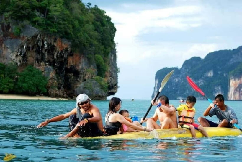 Krabi: Hong Island with Kayaking by speedboat - Pakbia Island sandbars: the low-tide beach break
