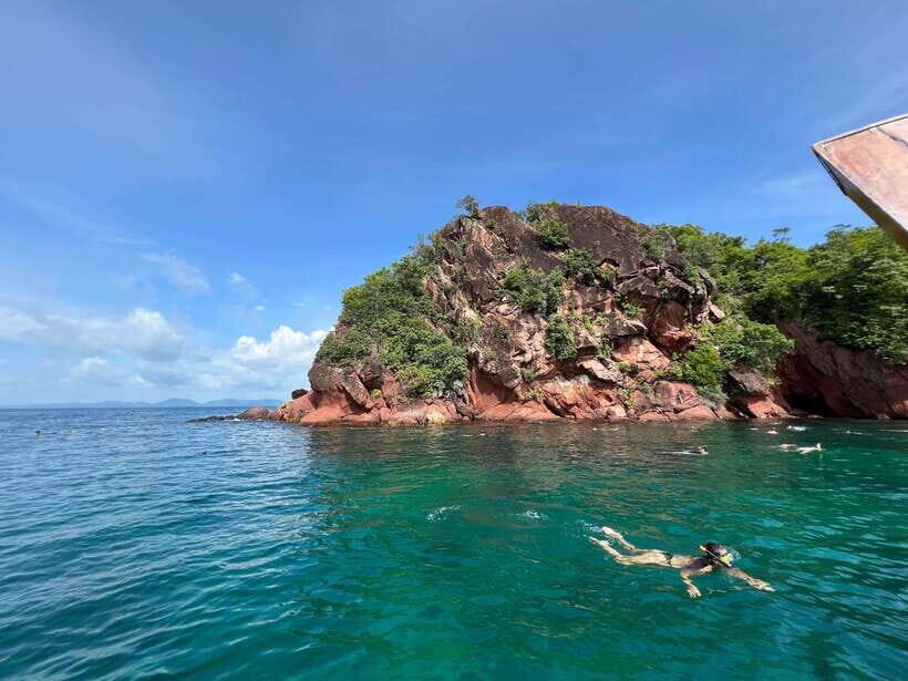 Krabi: Hong & Paradise Island Odyssey by Speedboat - Hong Island: beach time, snorkeling, and that famous 360° climb