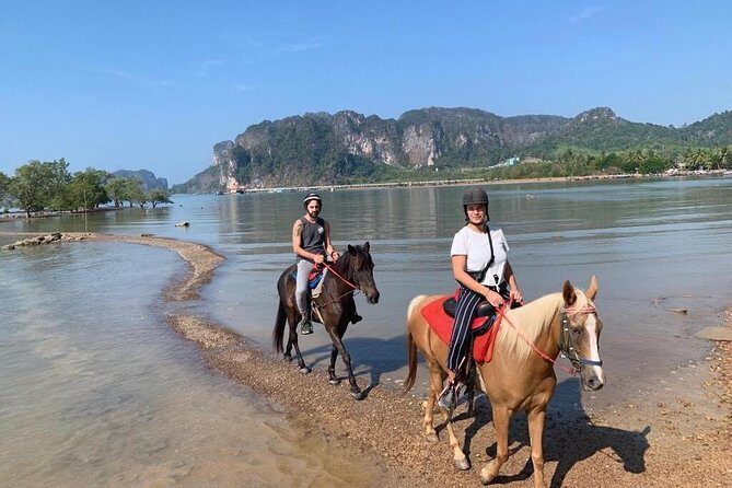 Krabi Horse Riding at Ao Nam Mao Beach - The ride itself: beach sand, then paths through villages and farms